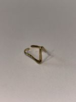 Bague dorée ajustable - Style minimaliste d'été ☀️