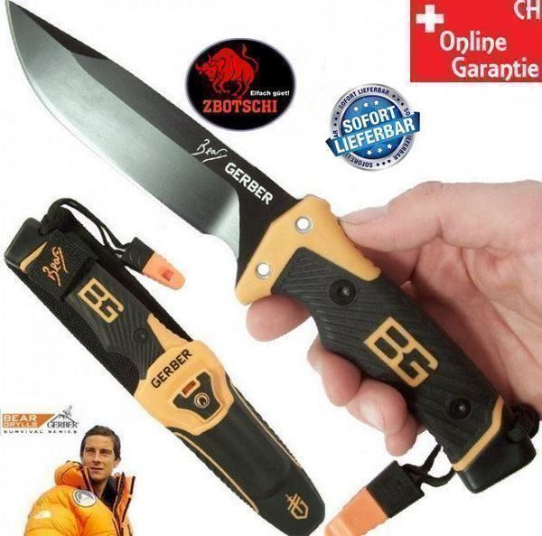 Accessori: Gerber Bear Grylls Ultimate Pro Messer Survival Outdoor – Nuovo e nell'imballaggio originale da Visp venduto da zbotschi