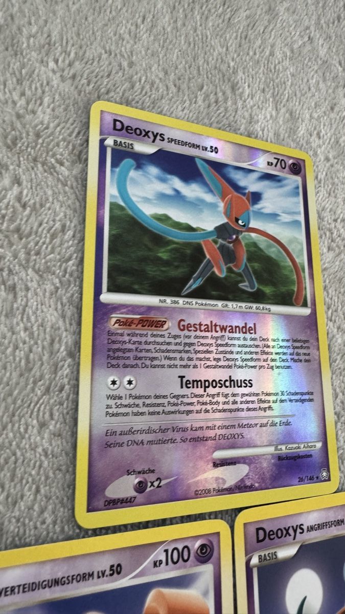 Pokémon Carte collezionabili: 3 Pokemon Karten Deoxys Form - Set  – Usato da Dietlikon venduto da abd_7qwy 4