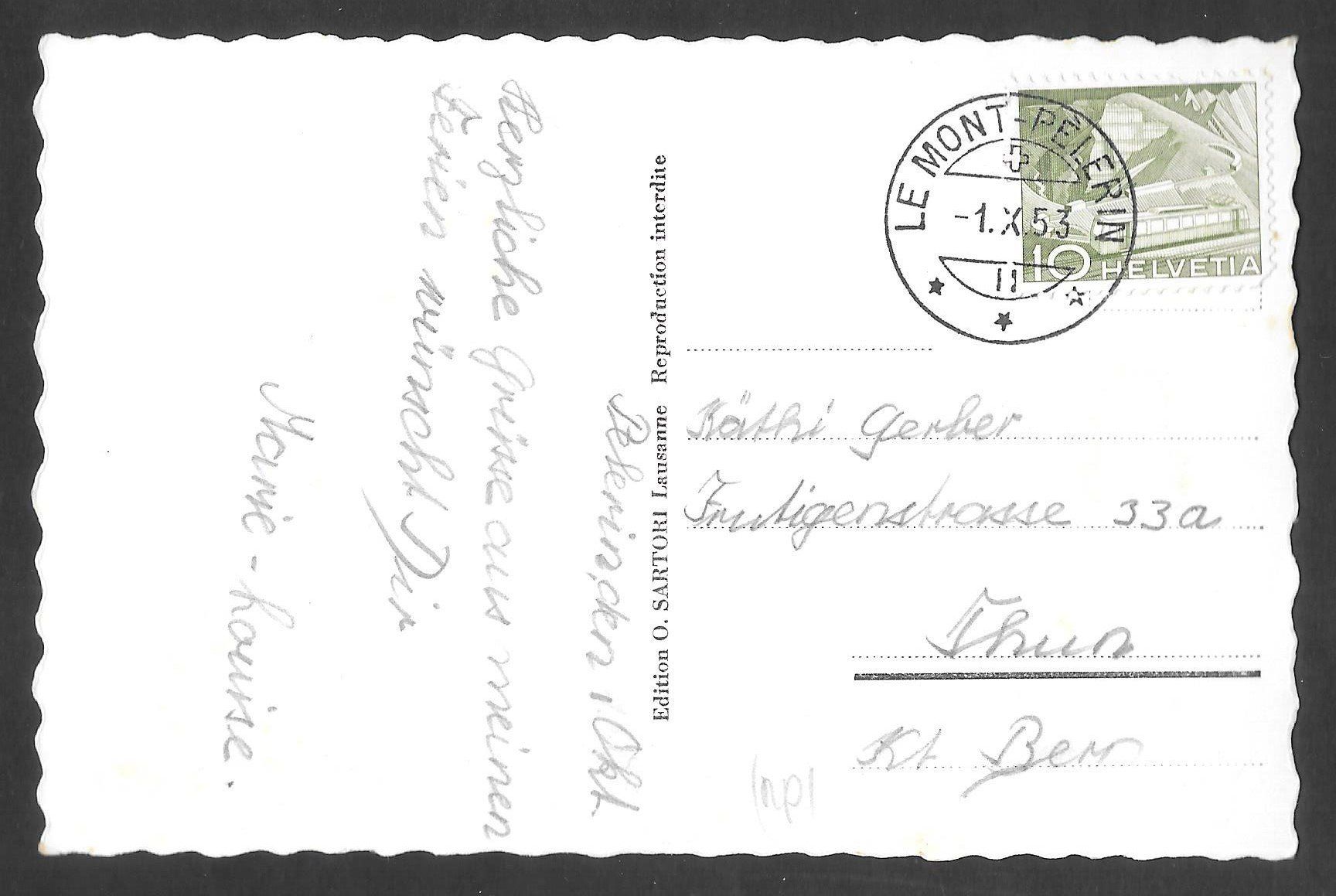 Cartoline postali: Vevey et le Mont Pélerin – Usato da Olten venduto da clotaldi 1