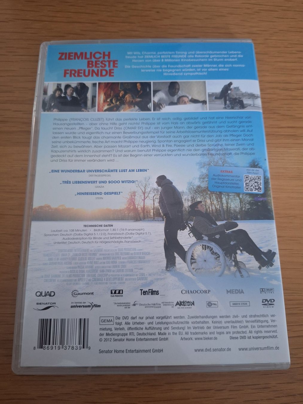 Tous les DVDs: DVD Ziemlich beste Freunde – D'occasion à Wanzwil par chlinih93 1