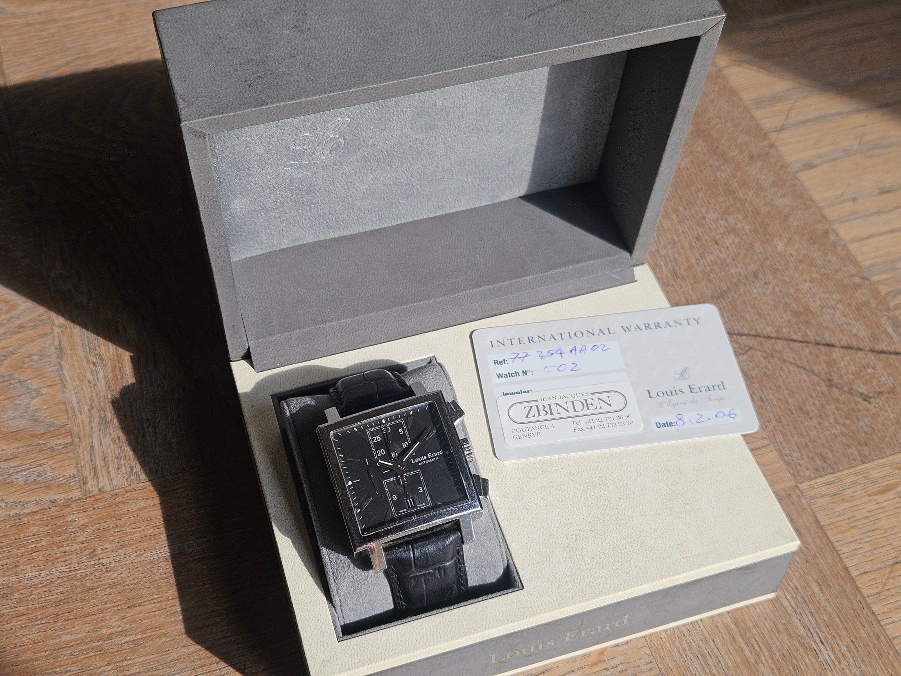 Louis Erard Uhren: Louis Erard La Carree Automatic – Gebraucht aus zürich von Franseize 5