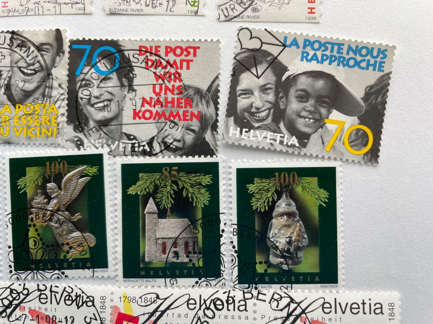 Tous les timbres: BELLES OBLIT. VARIEES + se tenant – D'occasion à Sonceboz-Sombeval par Comment2 3