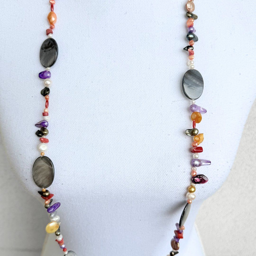 Sonstiger Schmuck: Lots de 2 colliers multicolores – Gebraucht aus Vevey von secondlifevevey 3