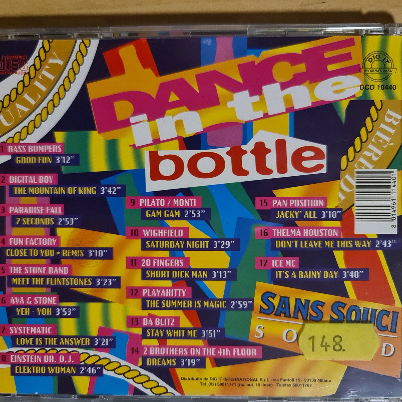 CD: Dance in the bottle – Usato da Dintikon venduto da Vexi 1