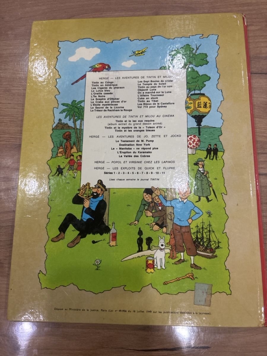 Fumetti: Tintin l’Ile Noire – Usato da Porrentruy venduto da Servo26 5