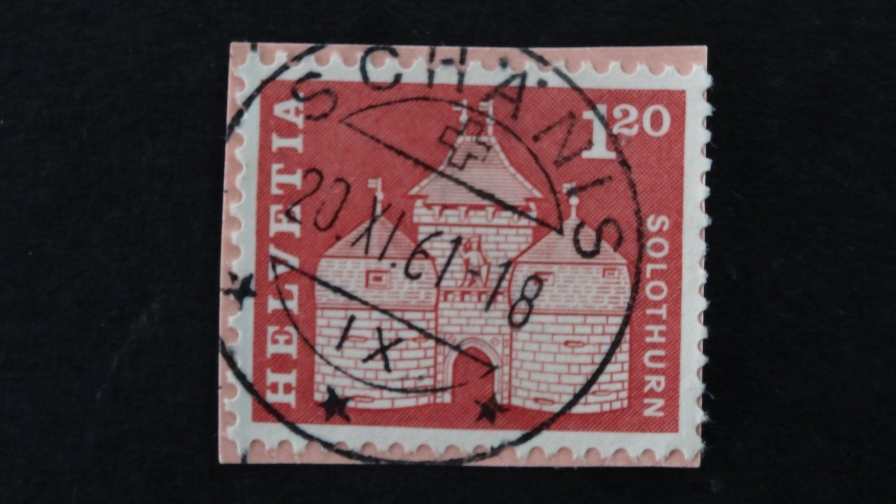 Alle Briefmarken: Vollstempel SCHÄNIS  20.XI.61   41 – Gebraucht aus Anwil von C-DAIHA