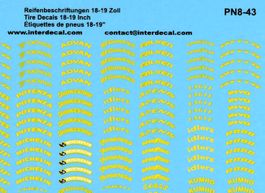 Decals (wasserlösliche Schiebebilder) Siebdruck 1/43