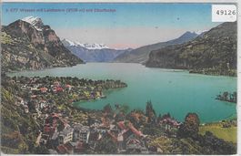 Weesen - Generalansicht - Litho