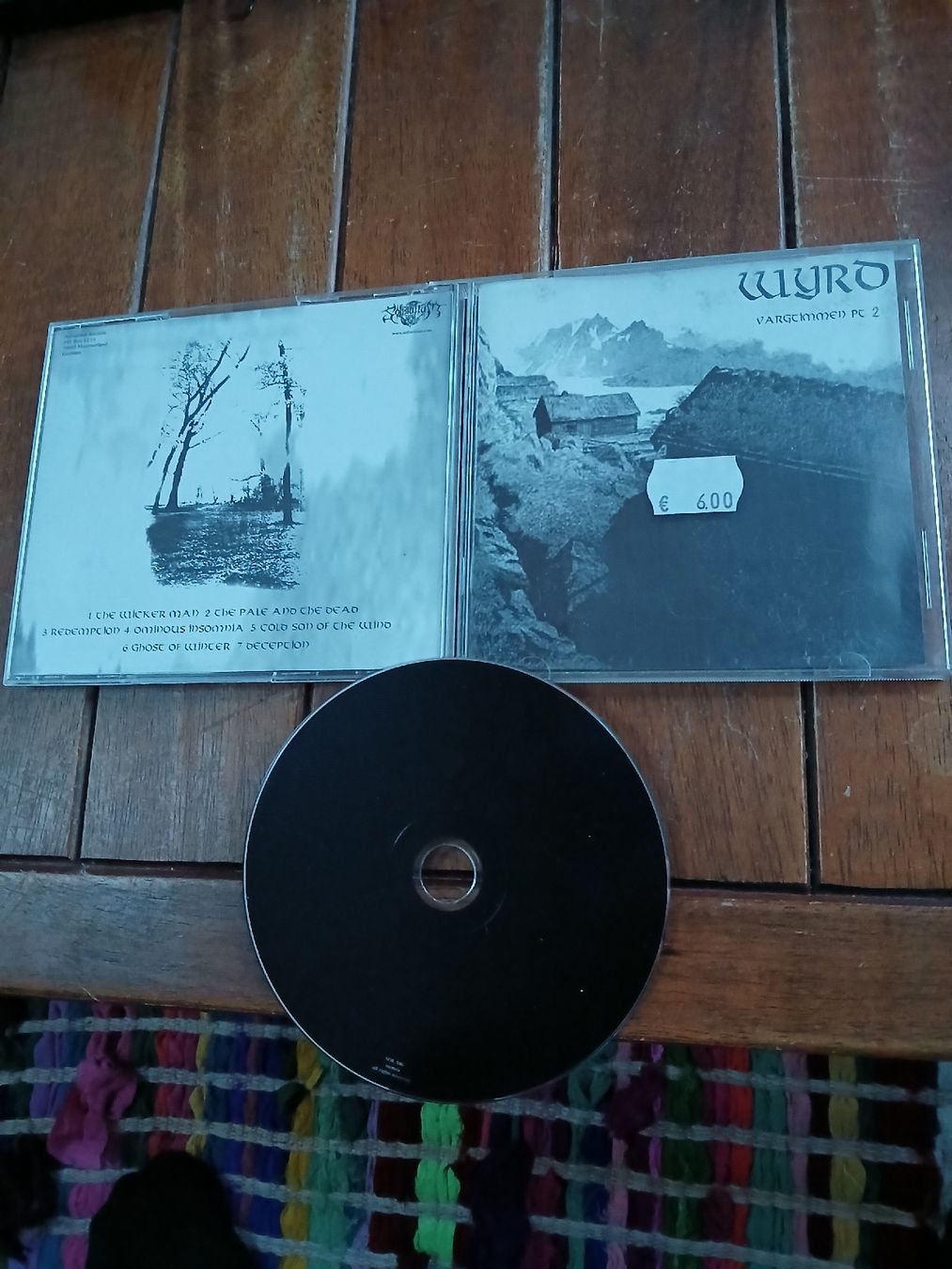CD: wyrd - varg...pt2 – Usato da St-Cergue venduto da VeganWarrior