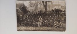 Antike Fotografie, Militär Soldaten Gruppe, um 1900.