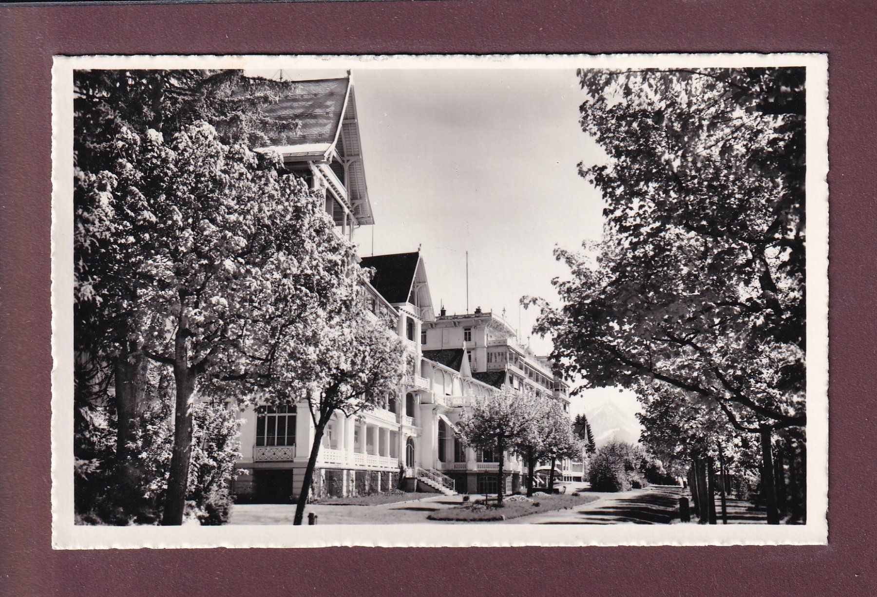 Cartoline postali: LEYSIN - Grand Hôtel - 1966 – Usato da Pully venduto da nicecards