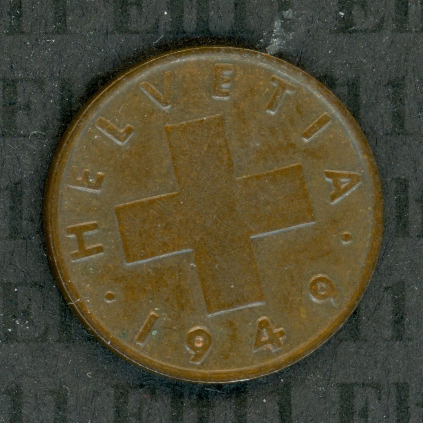 Tutti le monete: CHF___0.01 1949 ss-vz 1 Rappen – Usato da Widnau venduto da Elf11