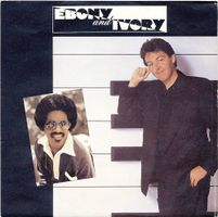 PAUL McCARTNEY/"Ebony and ivory"(Single/ 1982)/w.St.Wonder!