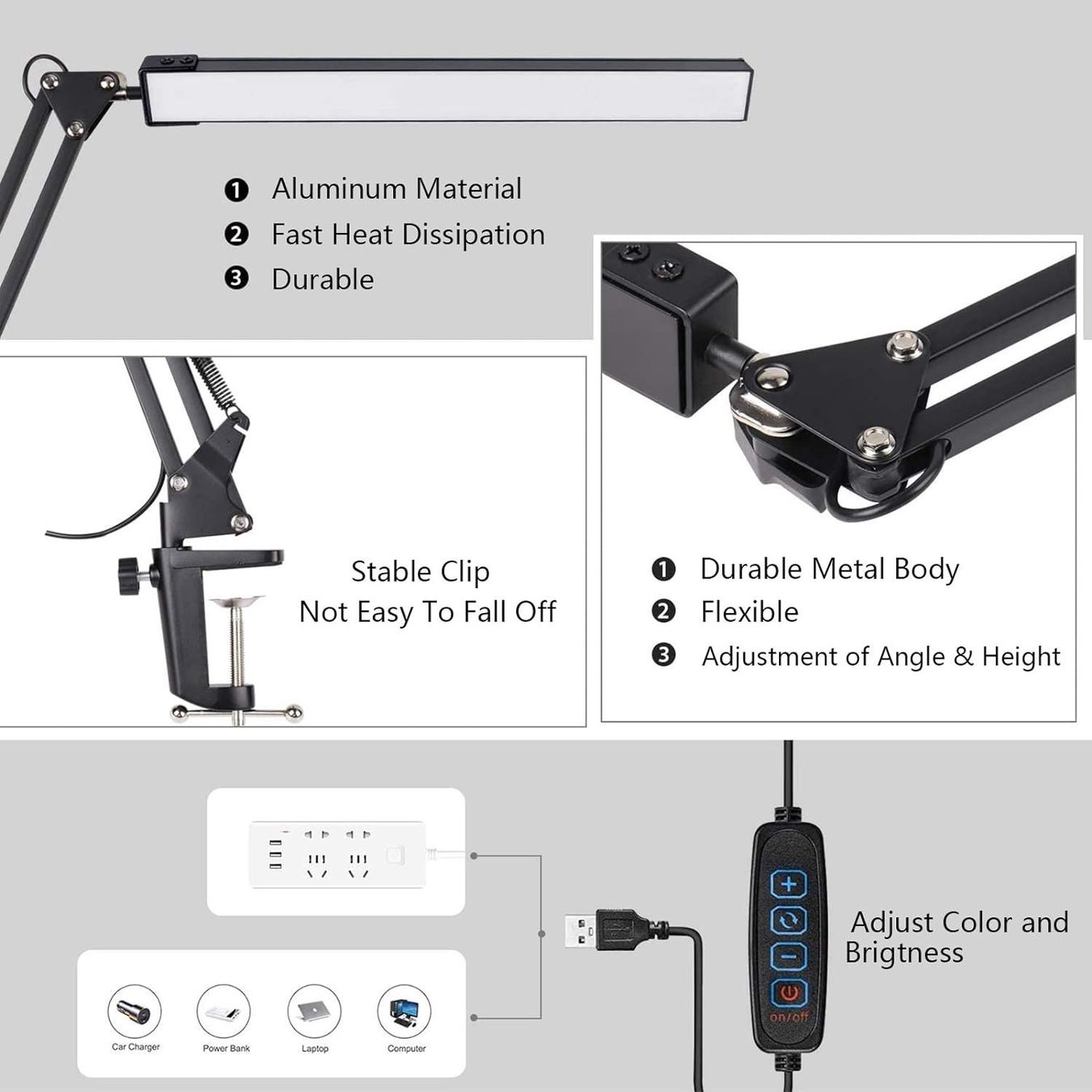 Lampen: Schreibtischlampe LED Dimmbar – Neu und originalverpackt aus Nuglar von SaleRitter 3