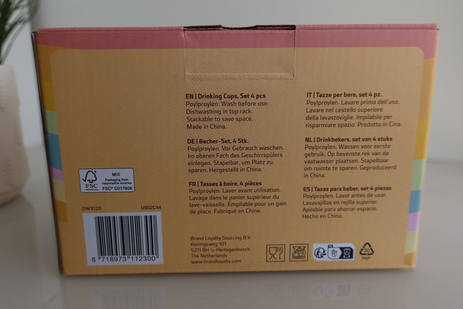 Coop Bicchieri: 4er-Set Drinkbecher 3dl, diverse Farben - NEU – Nuovo e nell'imballaggio originale da Zürich venduto da Piki7 3