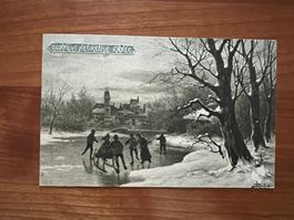 Motivkarte Neujahr 1915 mit PJ 2   (M610)
