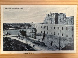 Antike Ansichtskarte, ITALIEN, Brindisi, Castello Svevo