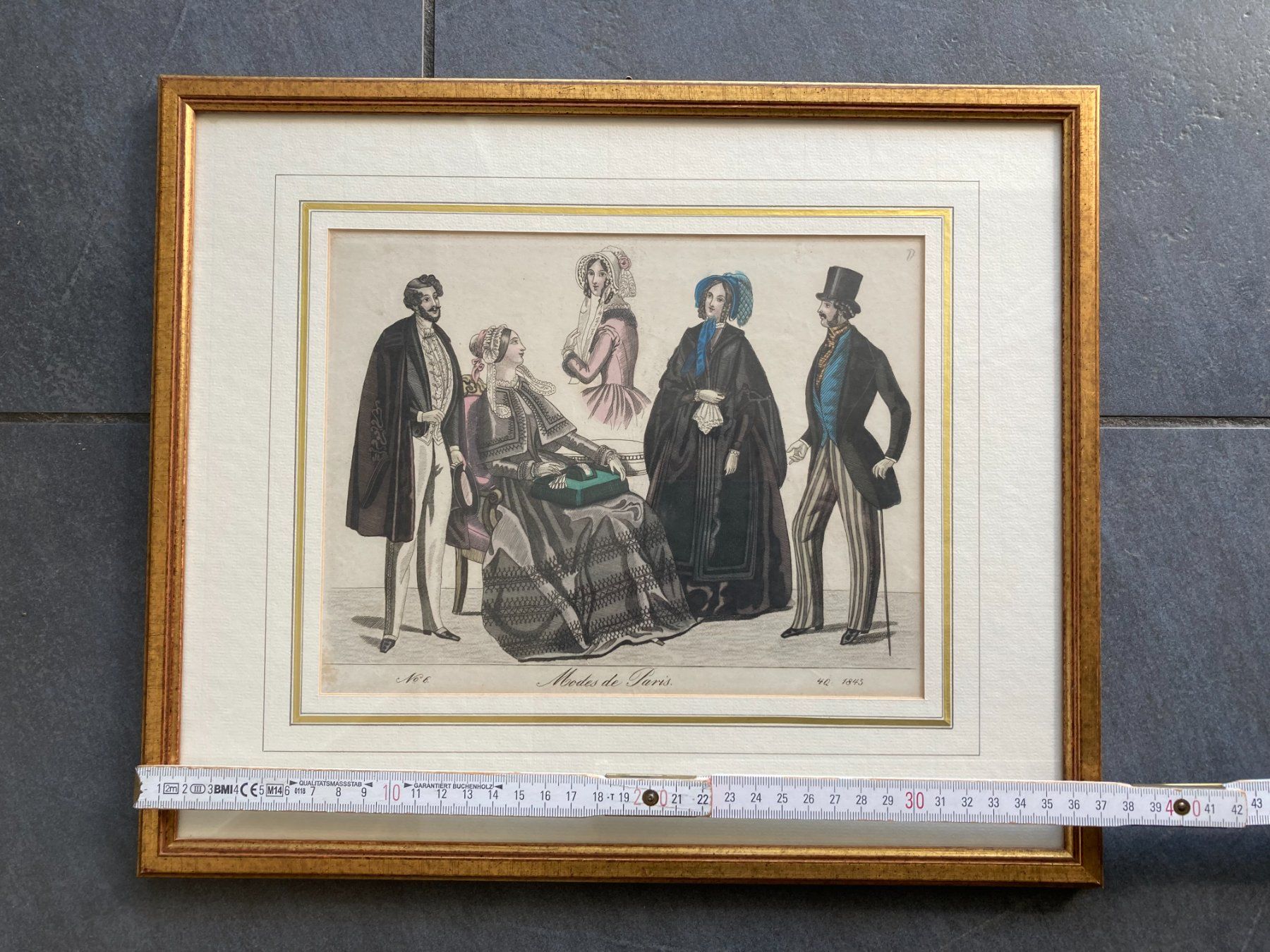 Foto & Immagini: KUNSTDRUCK  MODES DE PARIS 1887 – Usato da Subingen venduto da ArtBead 6