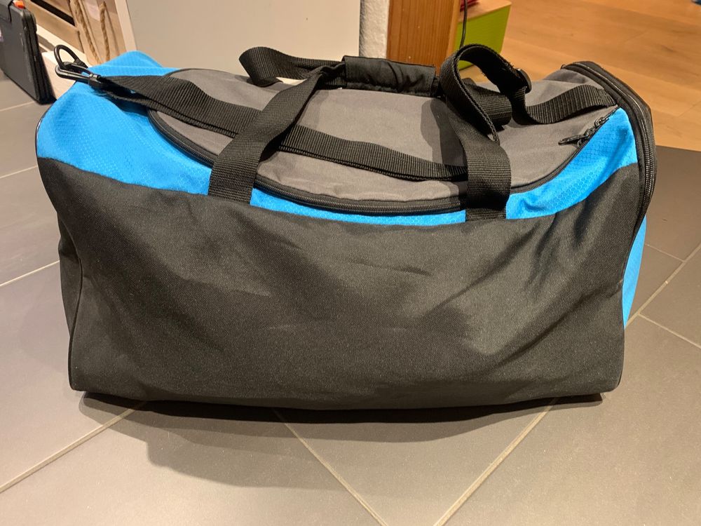 PUMA Sporttasche gross 58x30x30 cm blau schwarz grau Kaufen