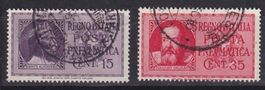 Italien, Rohrpost, Mi 437-438 ⊙,  KW € 2.60