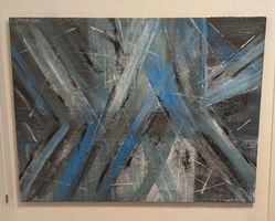 CC ART, CH Künstlerin, Acrylgemälde 60x80cm, auf Leinwand!