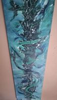 Gemälde " Spirale des Lebens" handmade 30×100