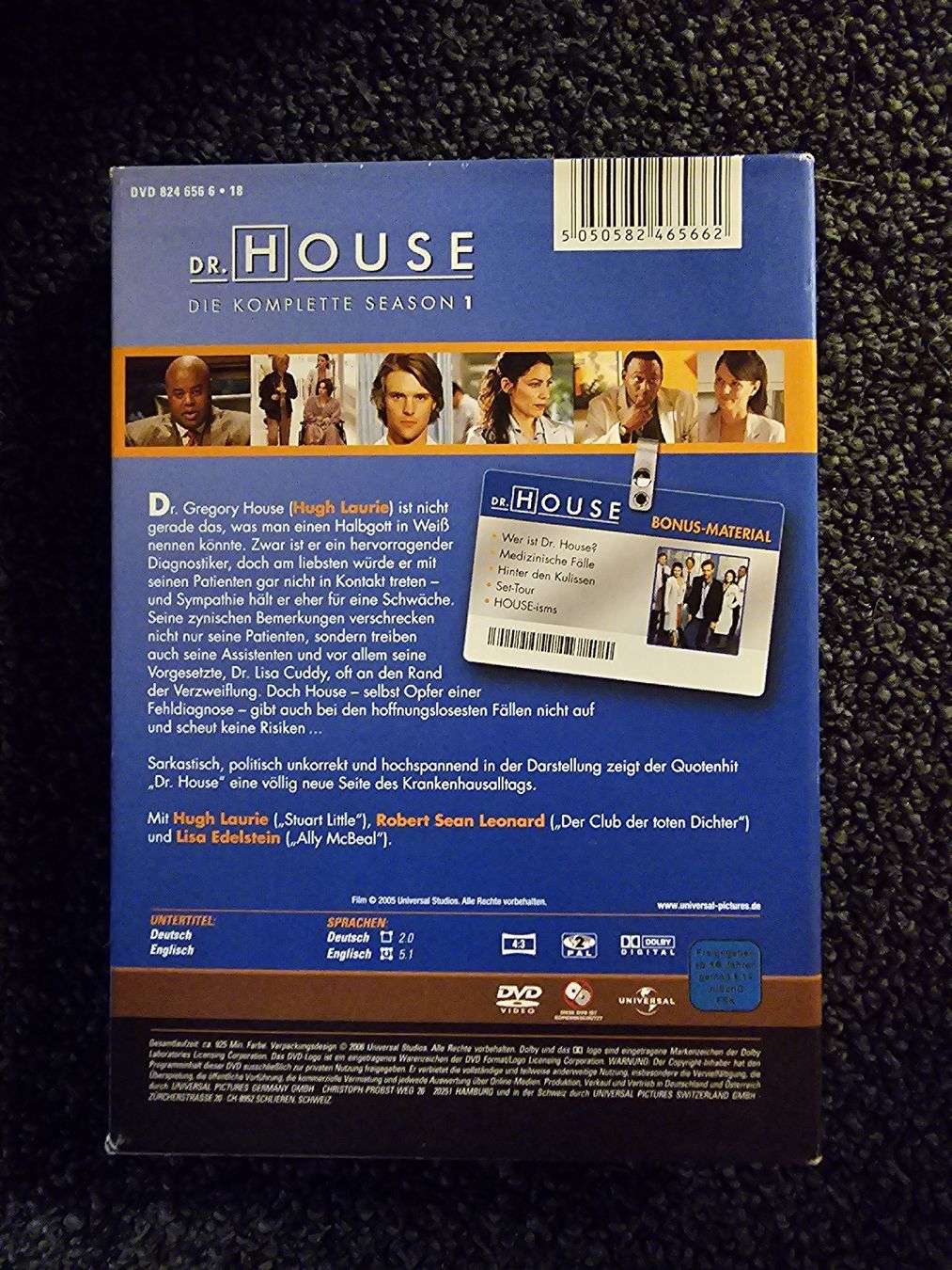 Tutti i DVDs: Dr. House - Die komplette 1 Staffel – Usato da Ruswil venduto da jan_bxl5 1