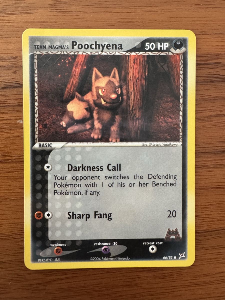 Pokémon Carte collezionabili: Team Magma’s Poochyena – Nuovo (secondo la descrizione) da Breganzona venduto da CaiLol