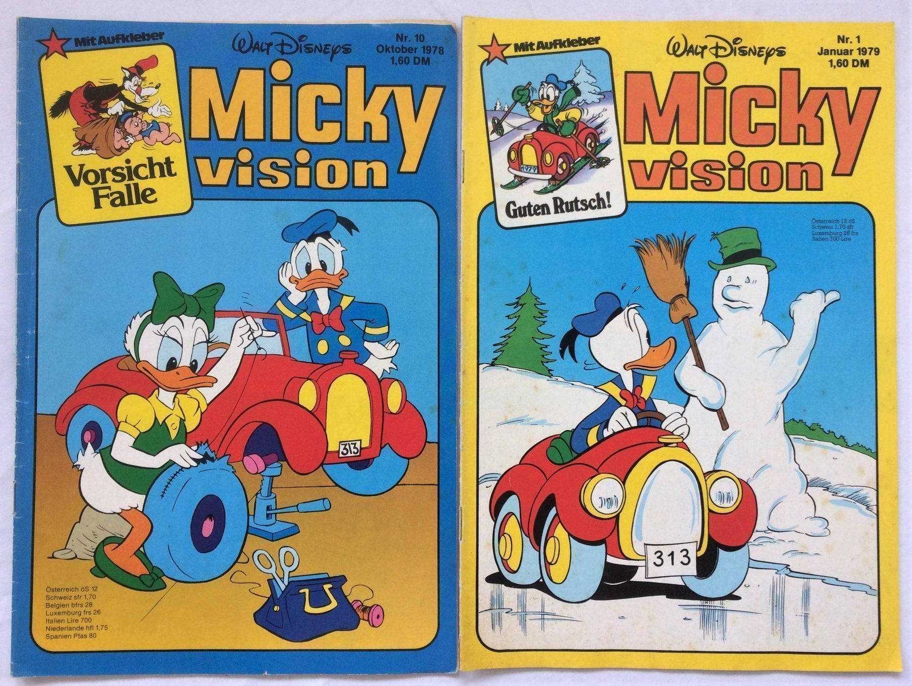 Fumetti: 6x MICKYVISION - Hefte - 1978/79 – Usato da Schaffhausen venduto da durruti 1