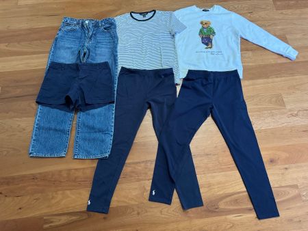 Lot 6 pièces Polo Ralph Lauren filles T-shirts et pantalo...