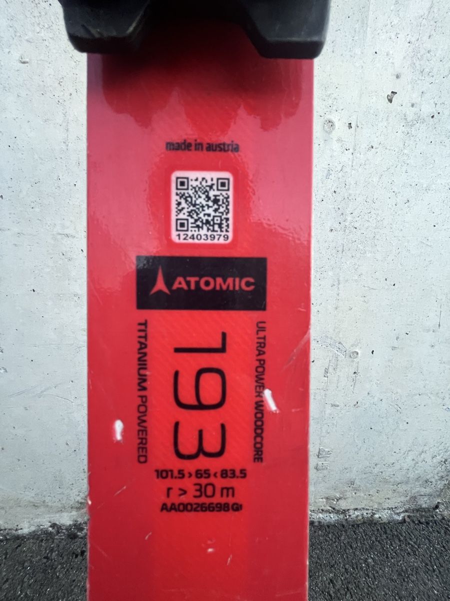 Atomic Sci: Atomic FIS Rennski 193cm – Usato da Grindelwald venduto da ber_rtl8 1