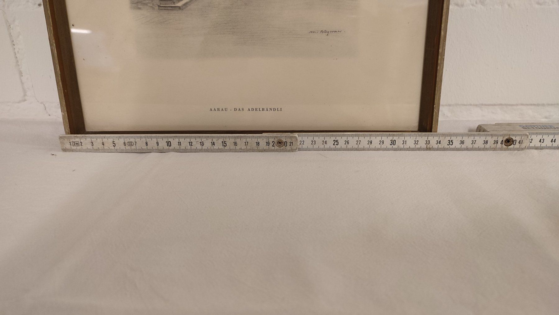 Foto & Immagini: Wunderschönes altes Bild  Burgmeier Max AARAU – Usato da Gelterkinden venduto da MYSTOREFORYOU4460ART 7