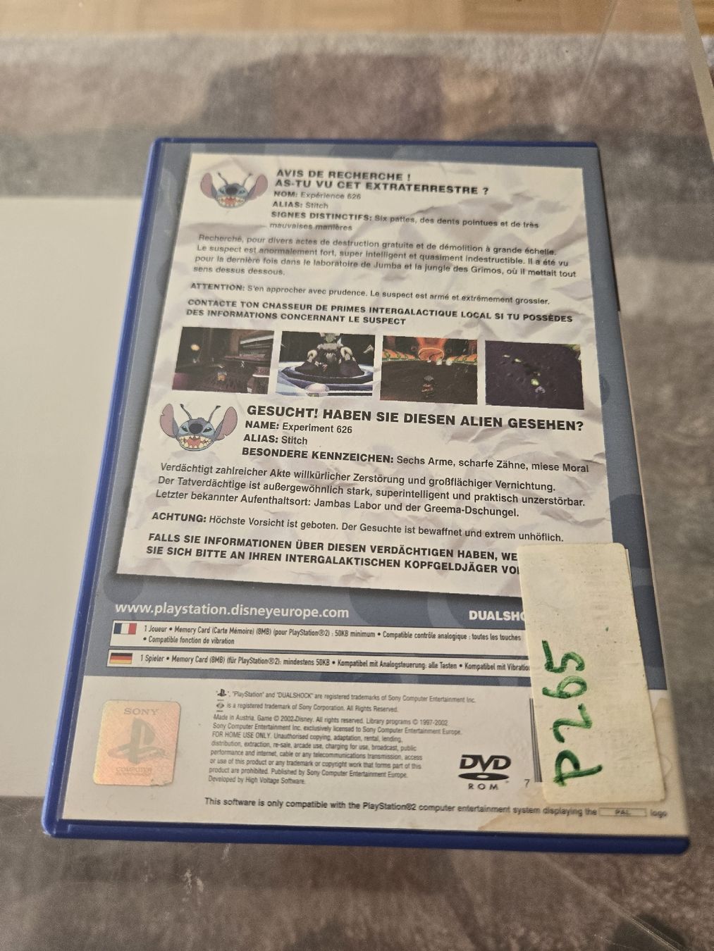 Giochi: Stitch Experiment 626 PS2 – Usato da Bussigny venduto da Kfdlt 1