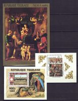 Togo 3 Weihnachtsblocks postfrisch**
