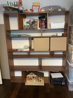 Bücherregal Holz braun offene Fächer guter Zustand