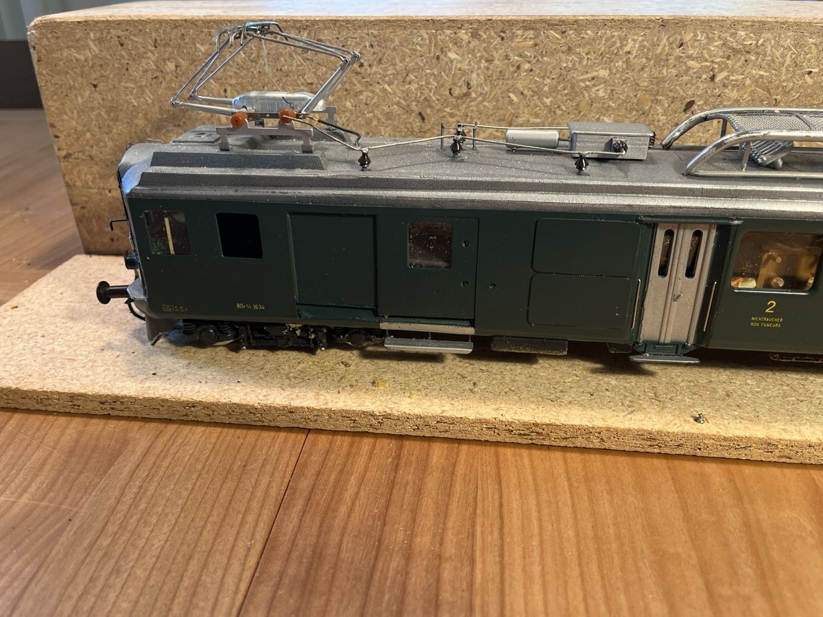 Modelleisenbahnen: SBB BDe 4/4 1634 Spur 0 – Defekt aus Oberwil BL von e24_6ft2 4