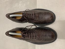 chaussures brunes cuir de Robert Clergerie T.36