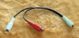 AUX Audio Kabel 3,5mm länge 20 cm