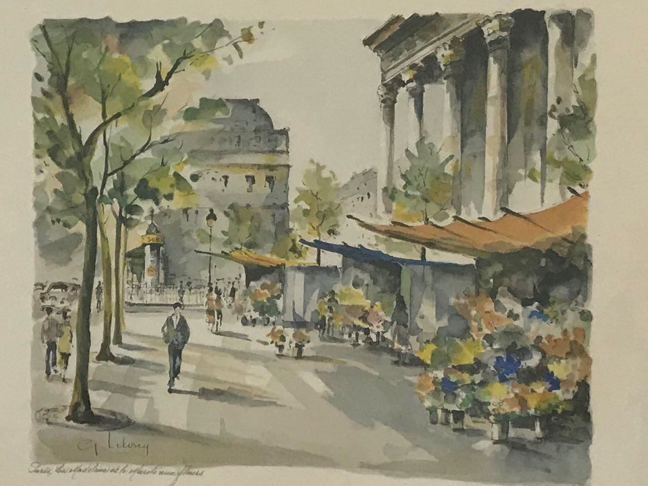 Foto & Immagini: Litho von G. Lelong, Paris – Usato da Einsiedeln venduto da Brocki59 2