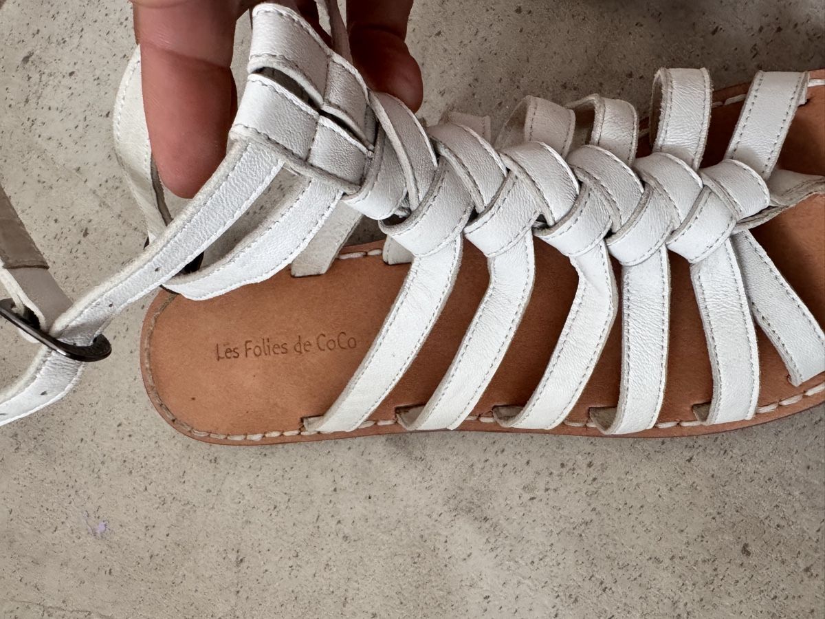 Scarpe da donna: Sandali pelle bianchi gr.40 – Nuovo (secondo la descrizione) da Samedan venduto da lau_q8yh 2