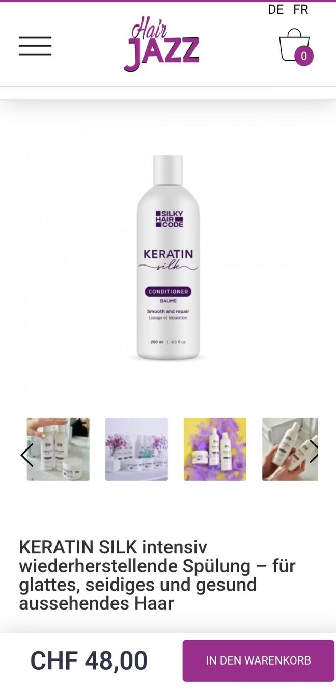Prodotti per capelli: Keratin Silk Shampoo & Conditioner Set (Neu) – Nuovo (secondo la descrizione) da Uerkheim venduto da Justi.y 3