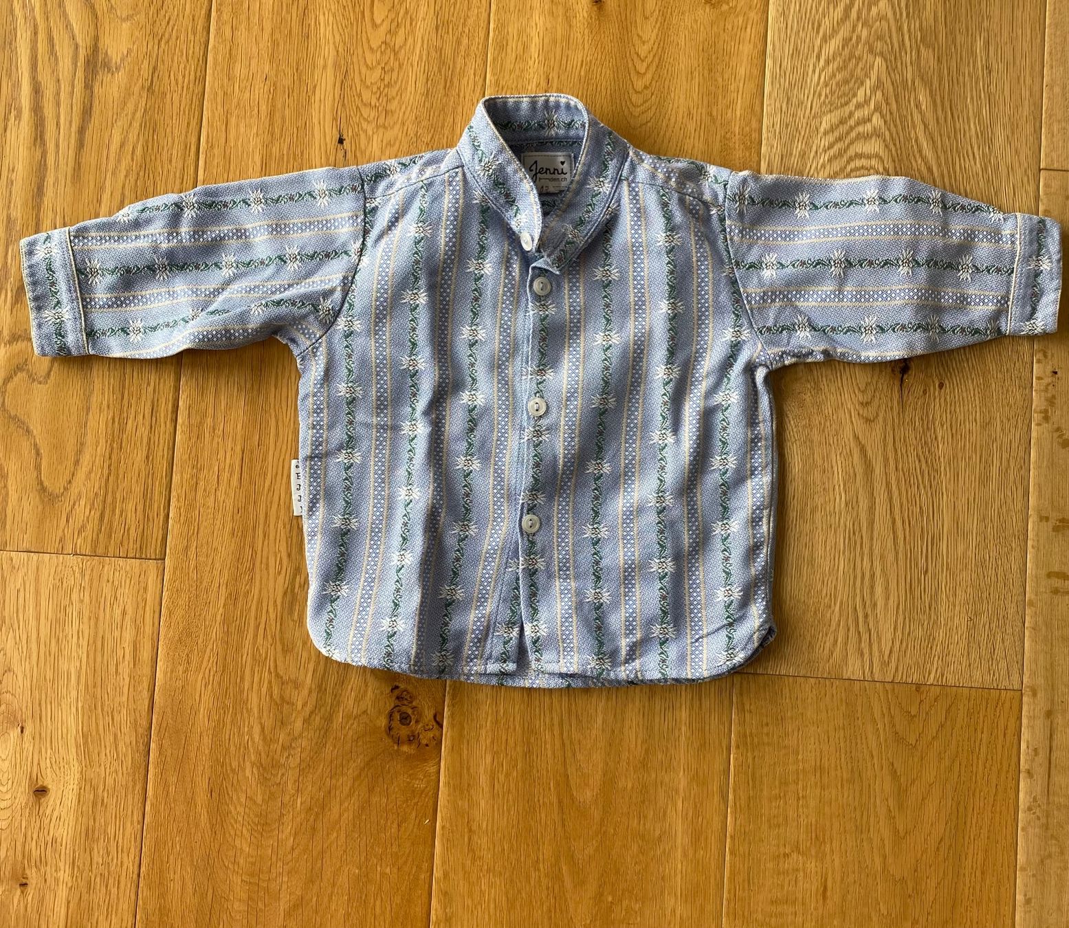 Camicie, T-shirt & Polo: Original Jenni Edelweisshemd Grösse 80 – Usato da Wilen (Sarnen) venduto da chr_xzn5