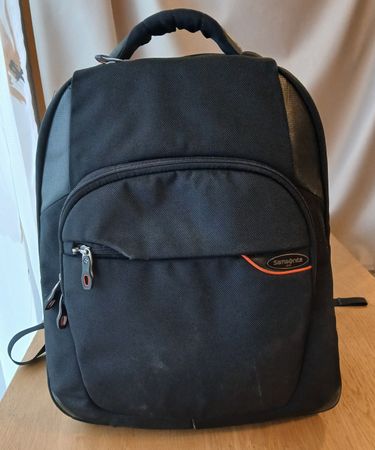 Samsonite Rucksack schwarz mit Laptopfach gebraucht