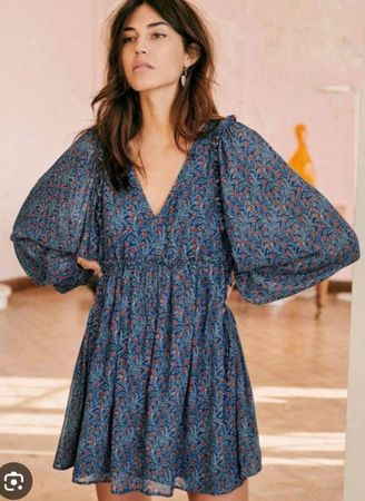 Sezane Floral Dress