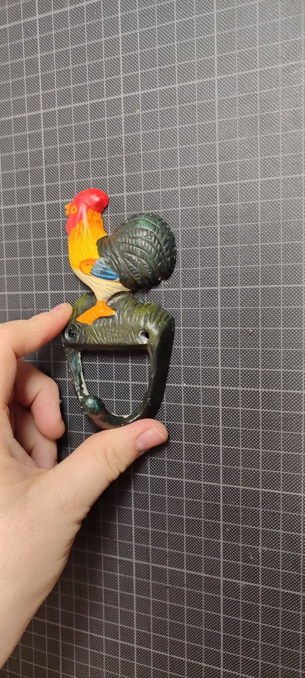 Guardaroba: Wunderschöner Kleiderhaken mit Güggel – Usato da Gelterkinden venduto da MYSTOREFORYOU4460 4