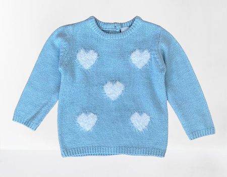 Toller Pullover mit Herzen, Gr. 80
