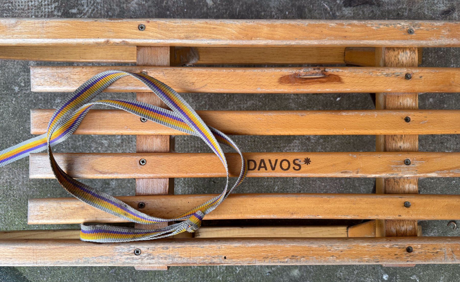 Davos Schlitteln: Davos Davoser Schlitten Holz – Gebraucht aus Biel/Bienne von tim_pww5 1