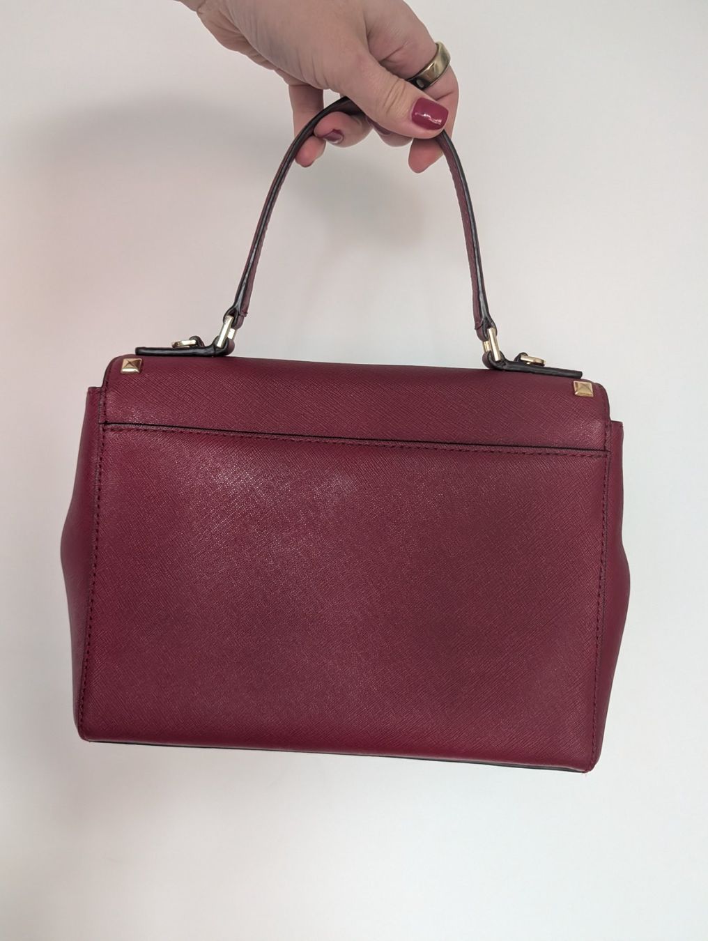 Michael Kors Borse da donna: Michael Kors Tasche - dark berry Farbe – Usato da Rüschlikon venduto da rosgm 6