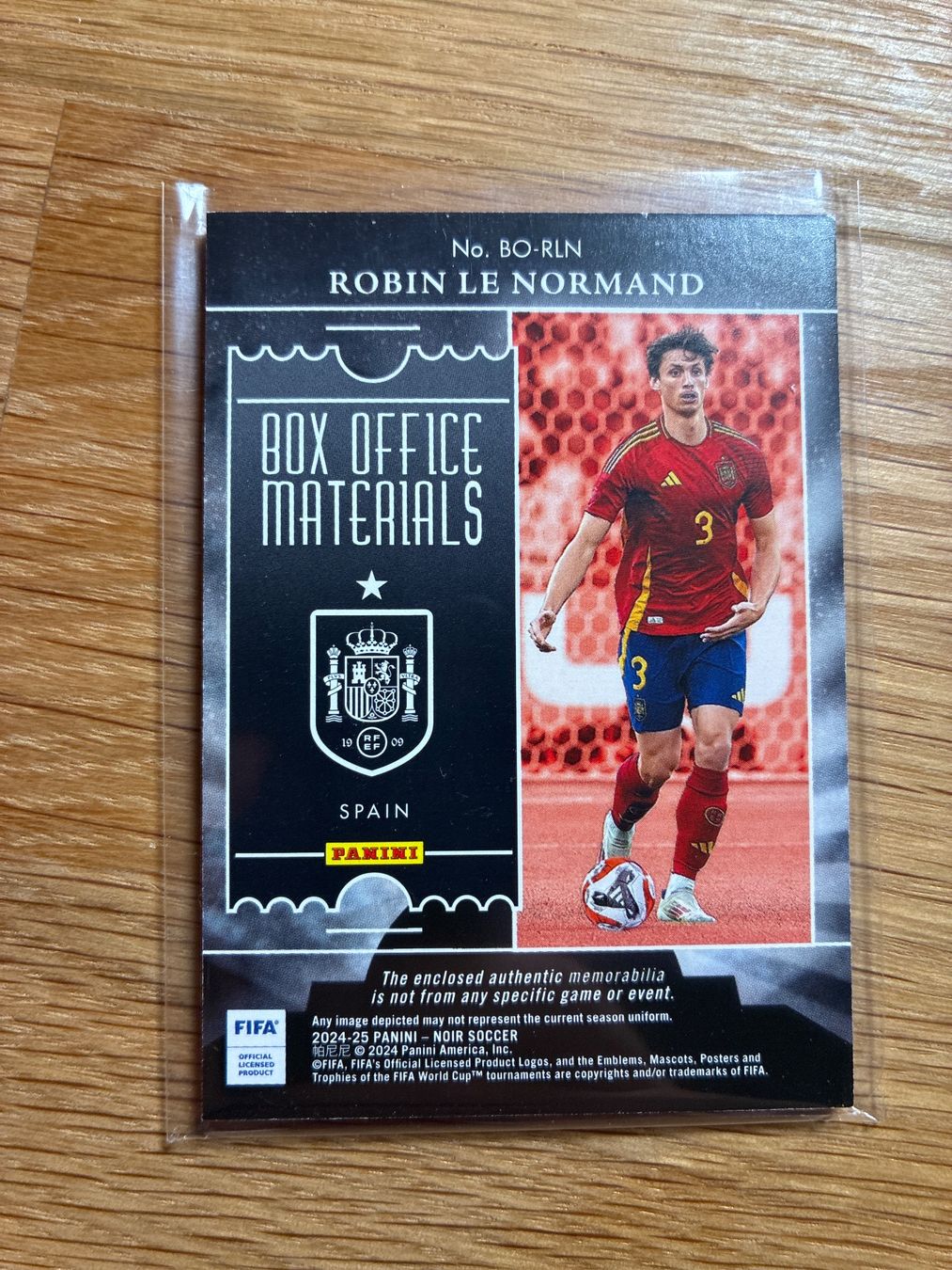 Topps Carte collezionabili: Panini Noir Robin Le Normand Spanien Patch /65 – Usato da Wangenried venduto da Garagara 1